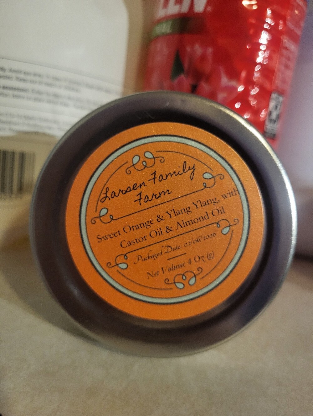 Charlie Seed 34 Personal Order 4oz Sweet Orange & Ylang Ylang Whipped Tallow